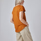 True Basic Scoop Neck Linen Top