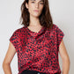 Washable Silk Cowl Neck Top