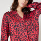 Leopard Silk Blouse