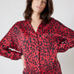 Leopard Silk Blouse
