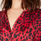 Leopard Silk Blouse