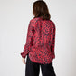 Leopard Silk Blouse