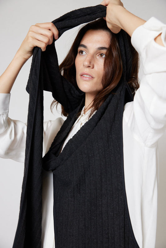 At Dusk Ribbed Long Vest