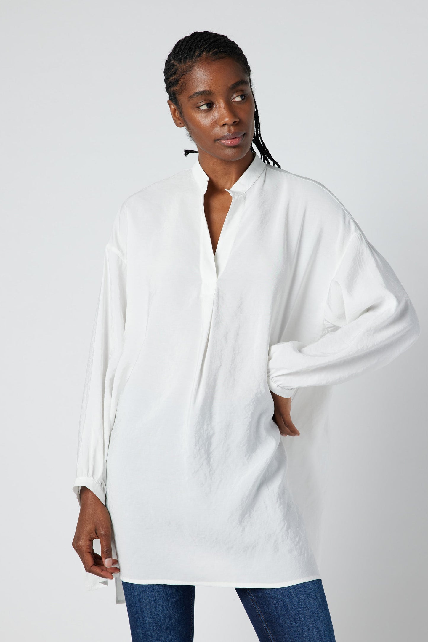 Oversized Voile Cover Up Tunic