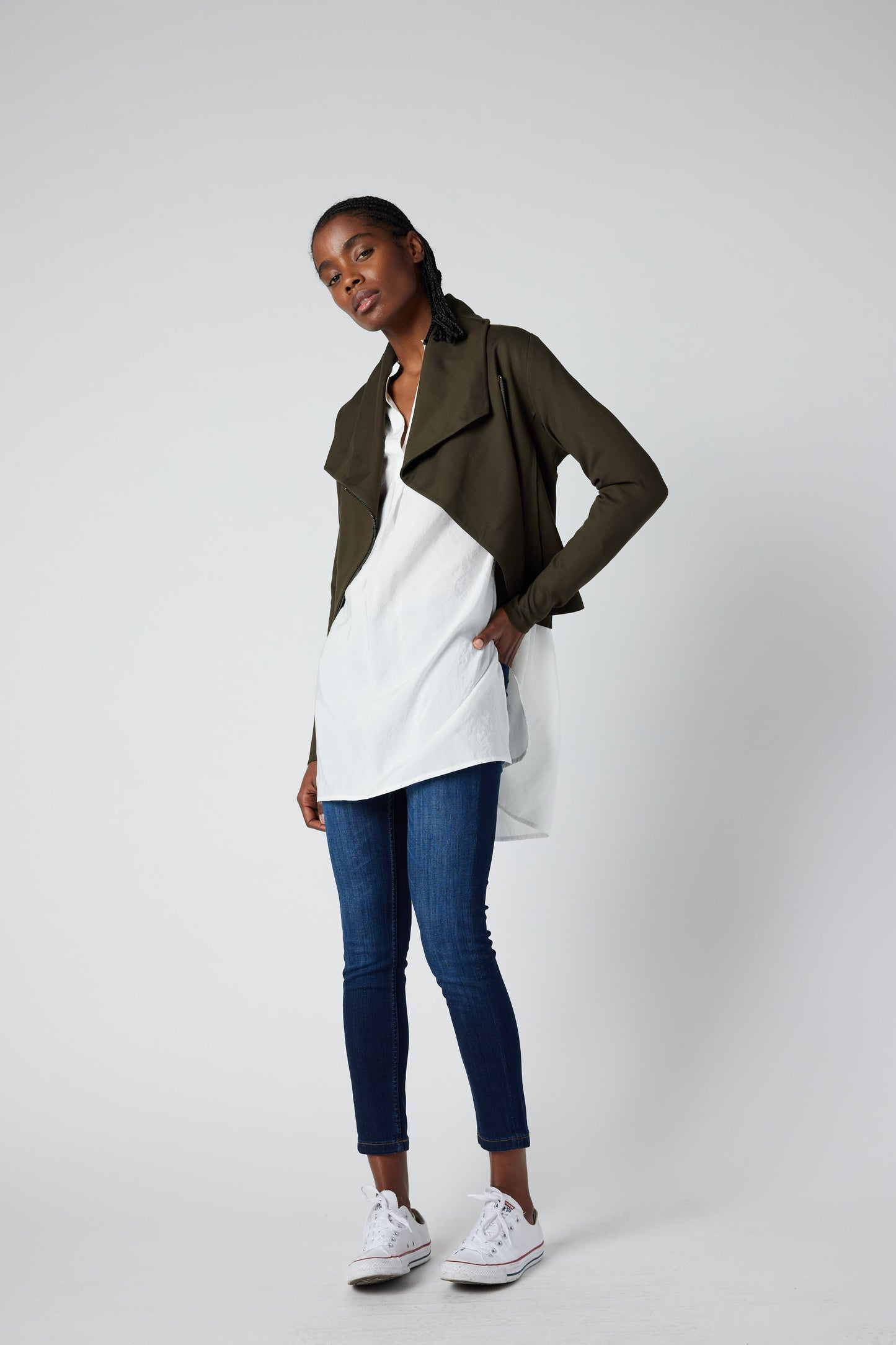 Oversized Voile Cover Up Tunic