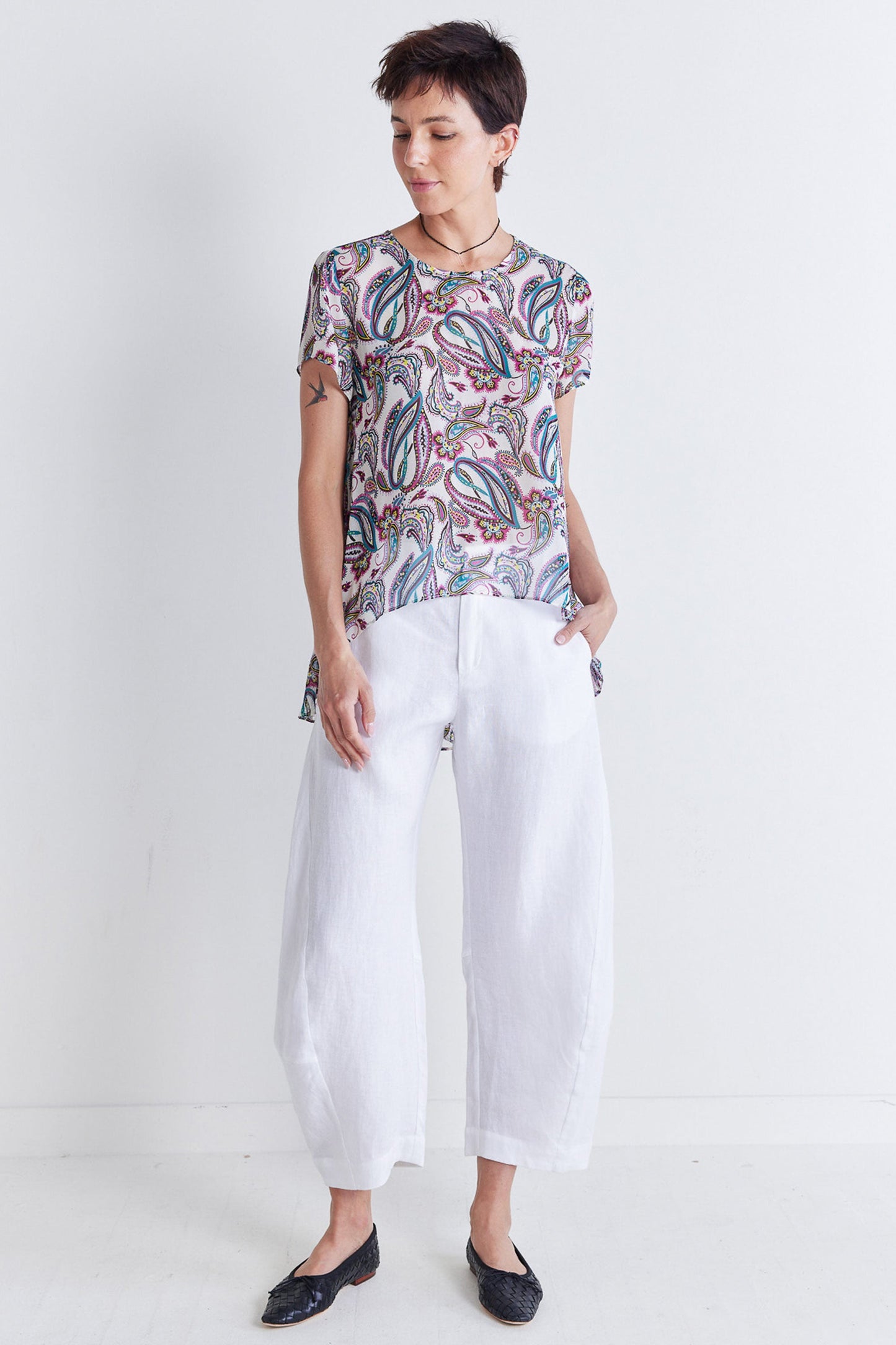 Summery High-Low Top