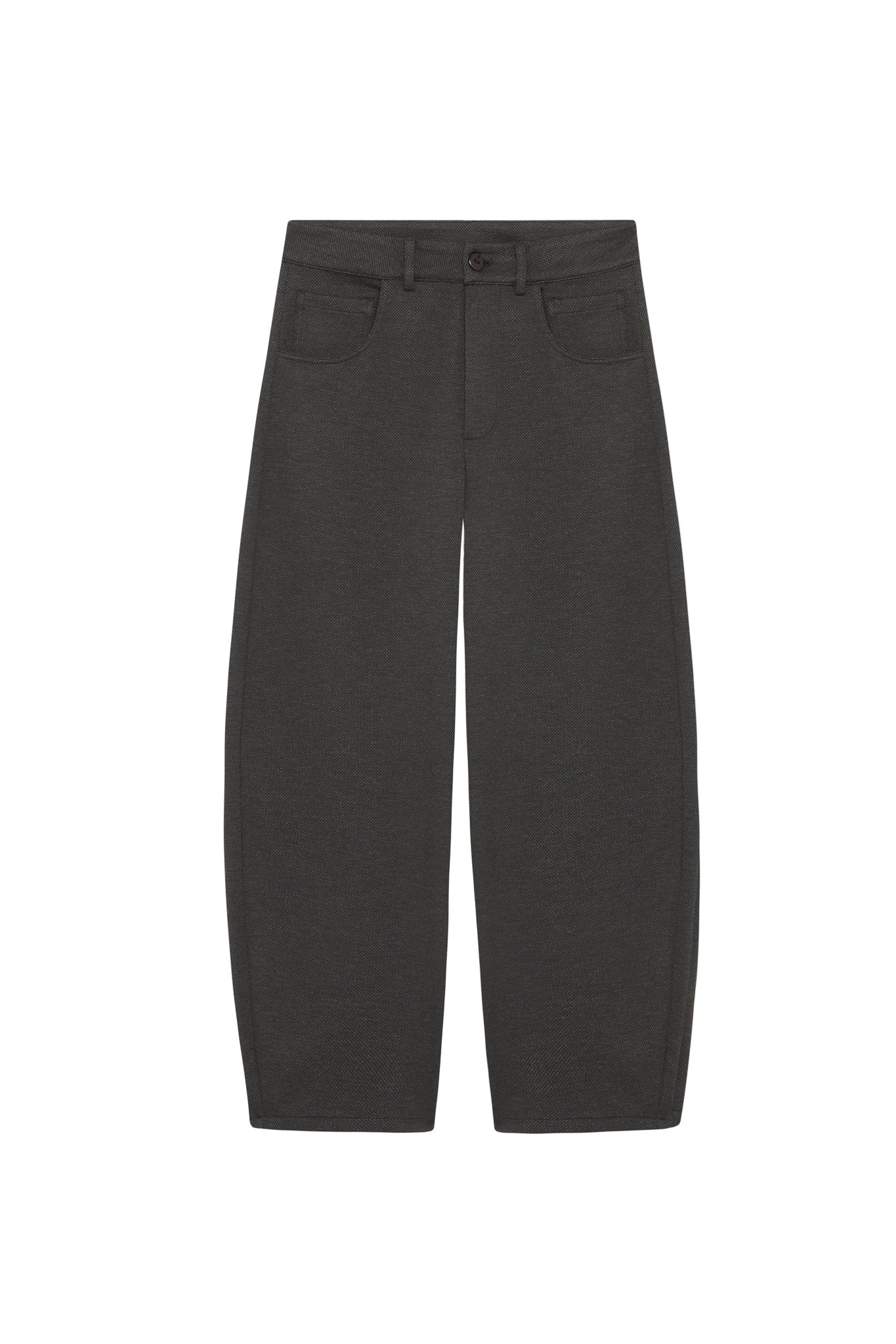 The Textured Visionary Barrel Leg Pants