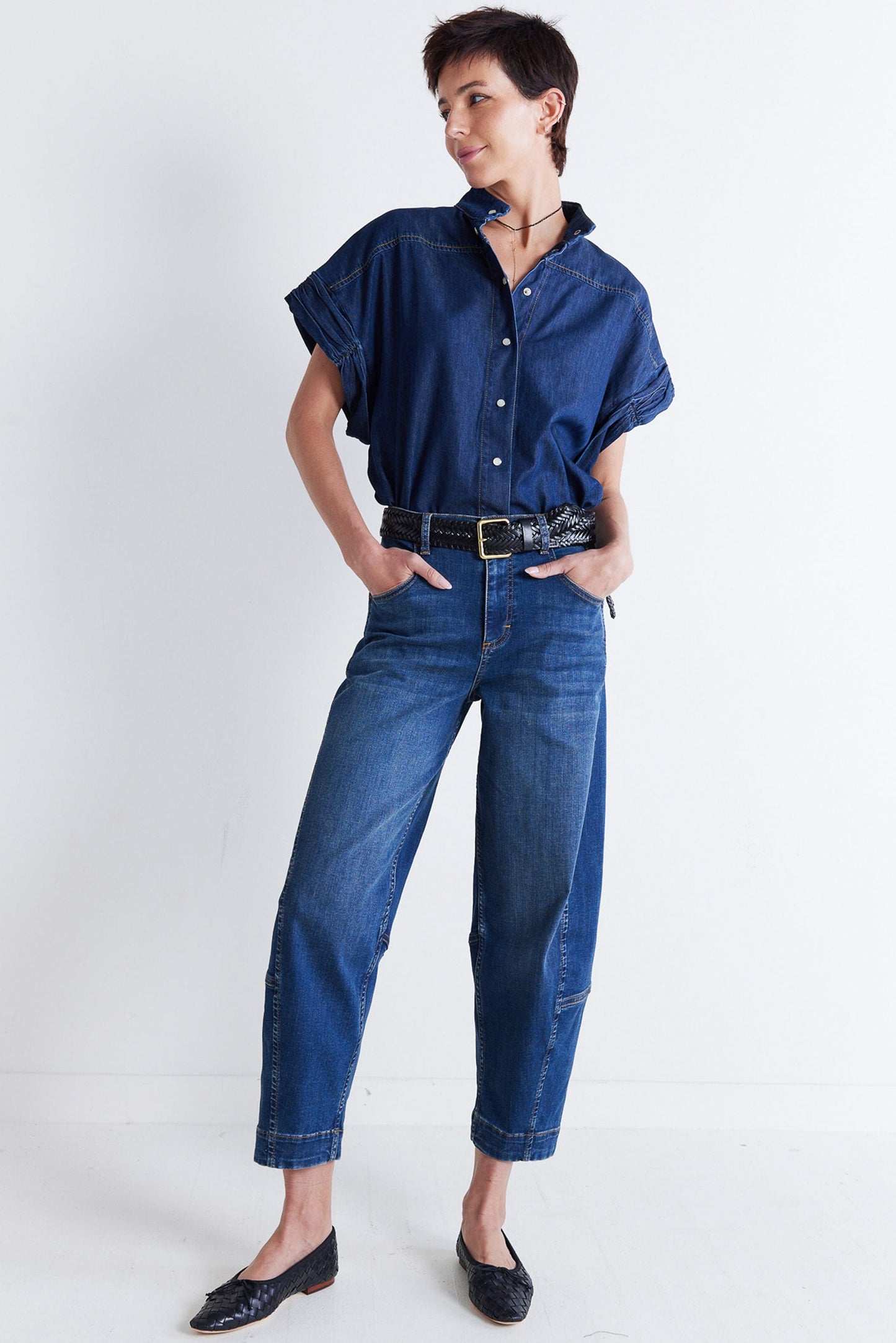 The Petite Ultimate Barrel Leg Jeans 2.0