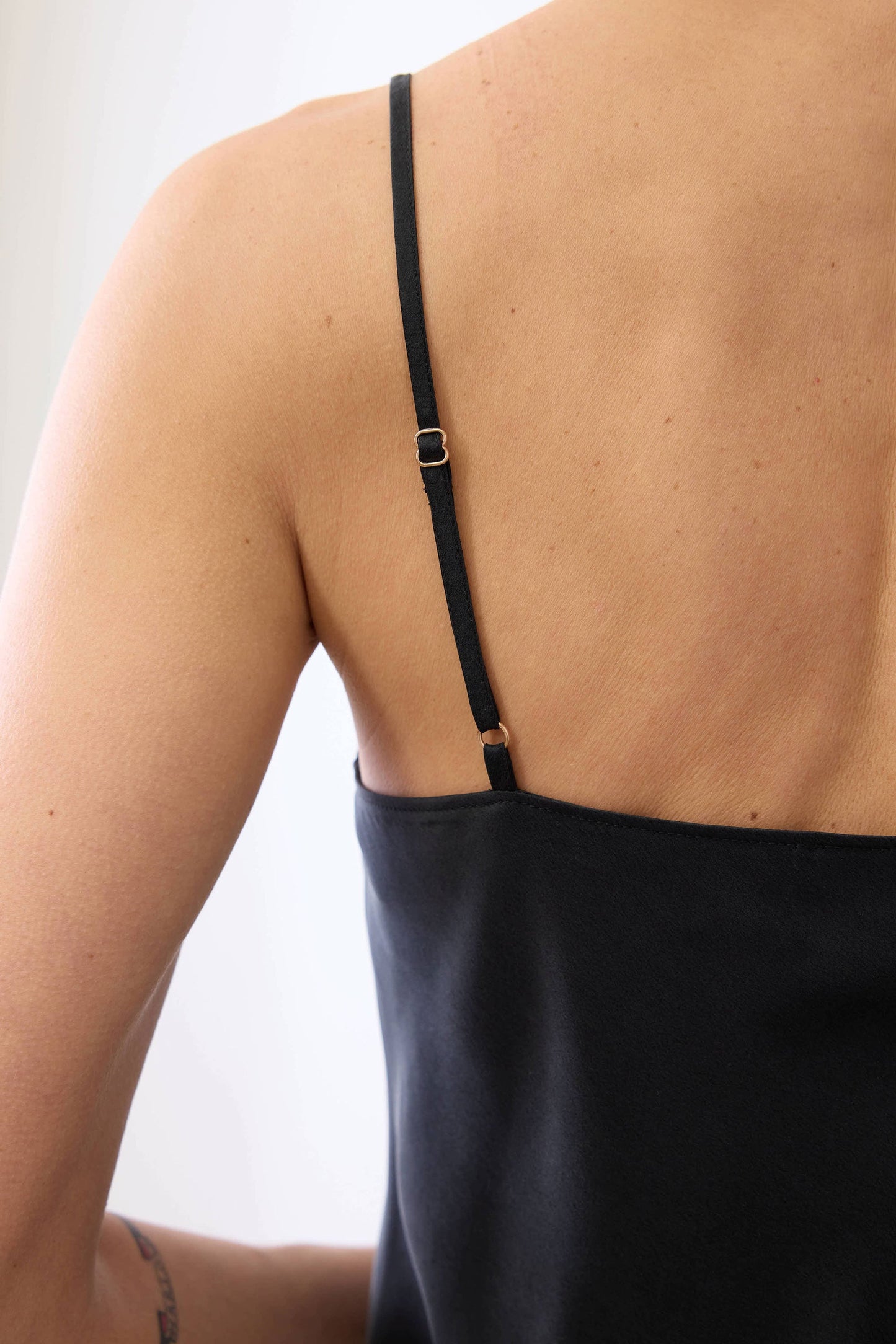 Washable Silk Cowl Neck Cami