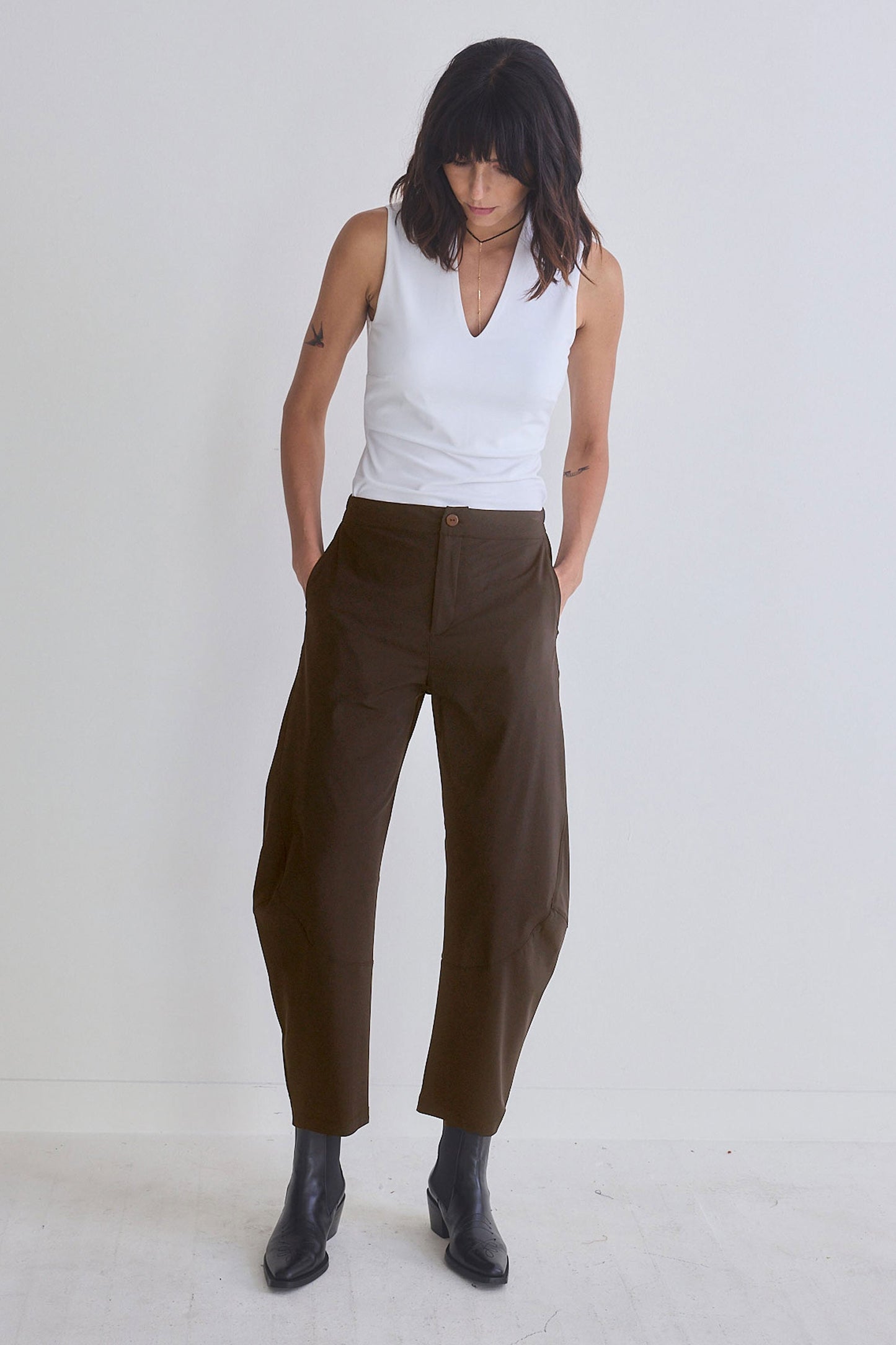 The Petite Wide-ish Pants