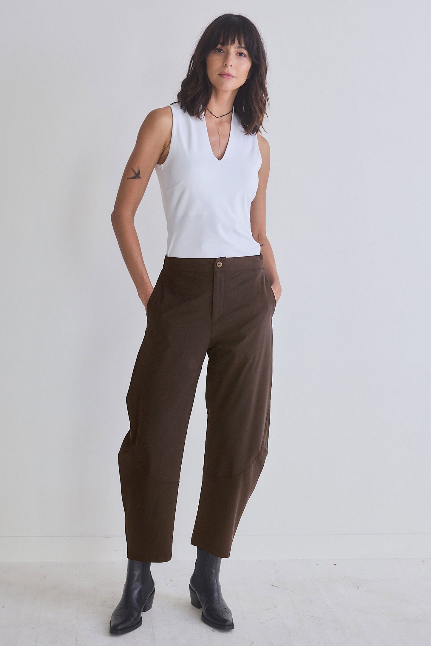 The Petite Wide-ish Pants
