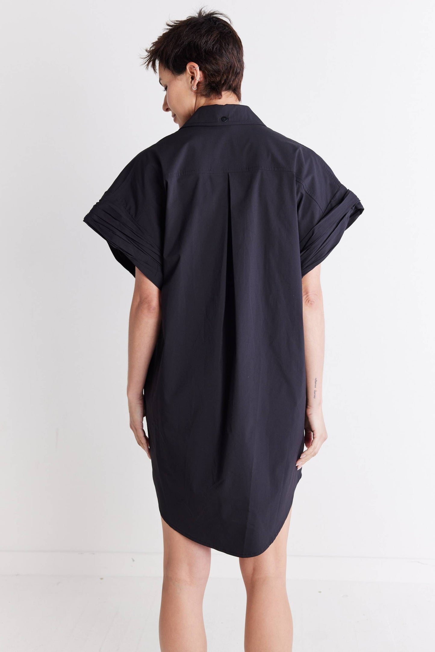 The Wide Sleeve Poplin Dress