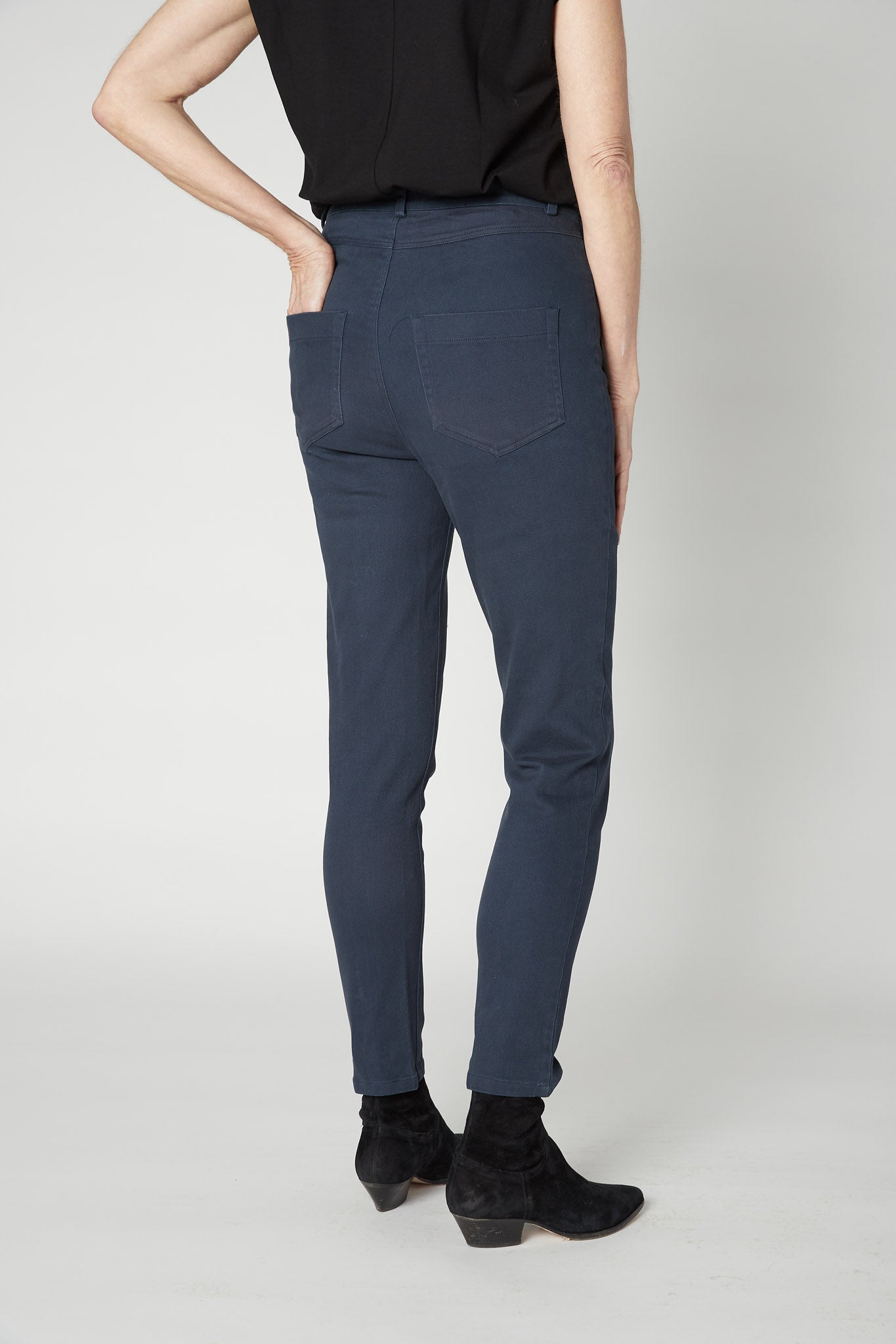 The Iconic Fitted Denim Pants