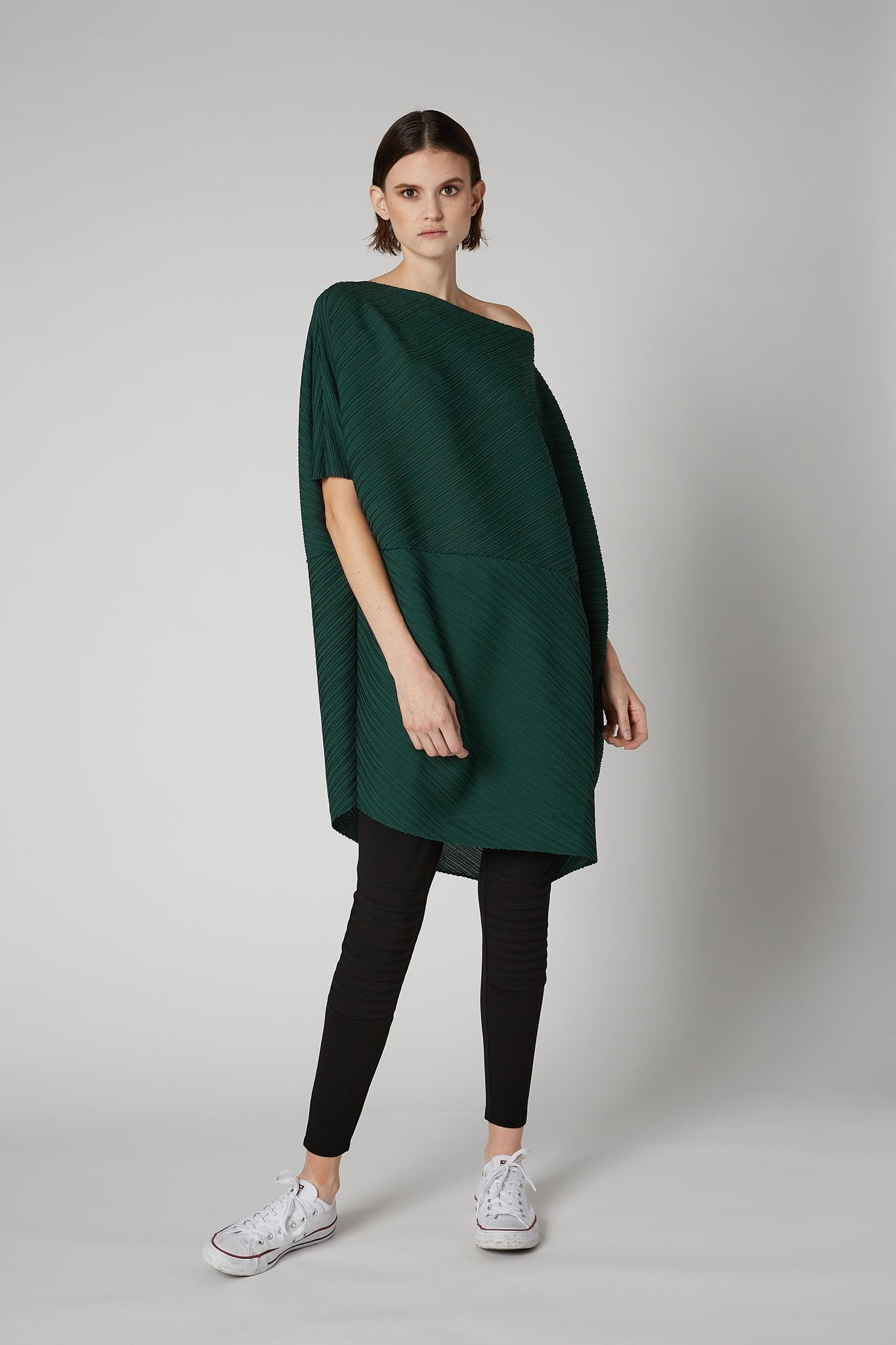 Emerald Cindy Pleated Tunic