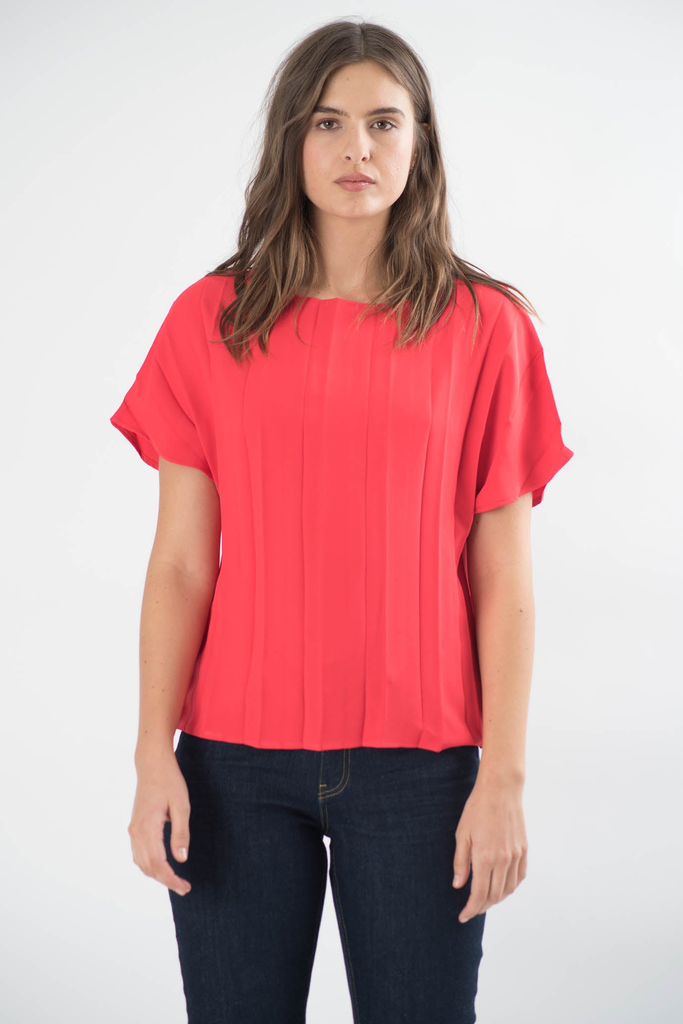Jillian Pleated Top