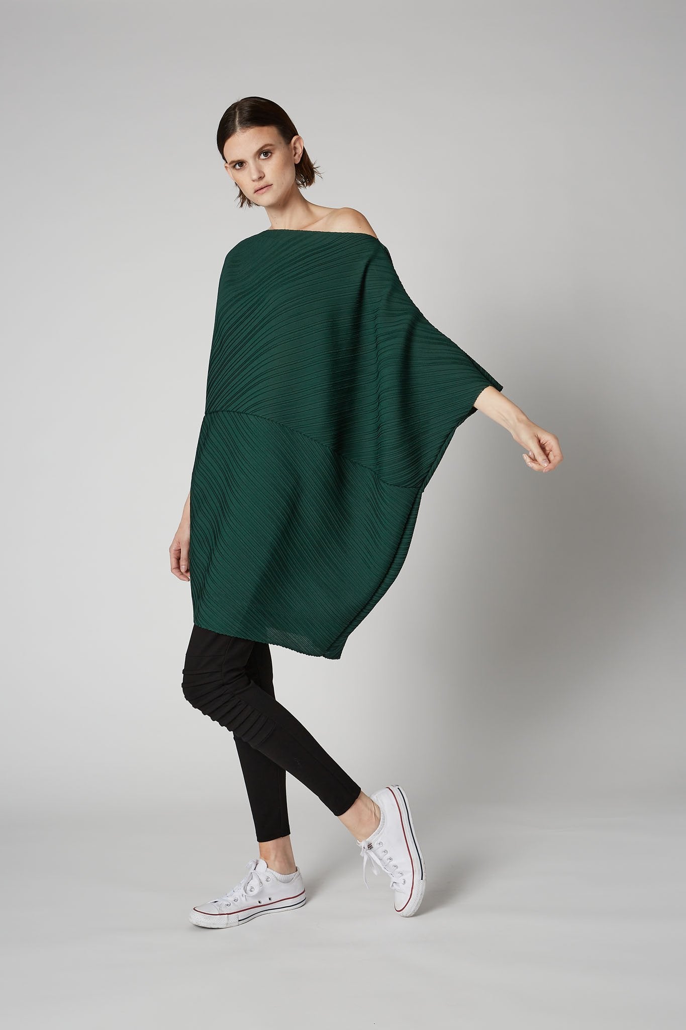Emerald Cindy Pleated Tunic