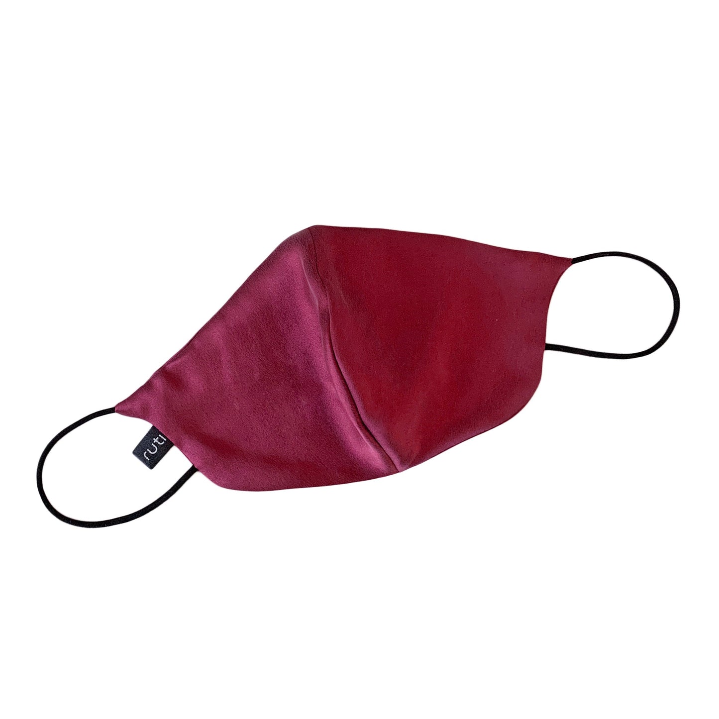 Burgundy Silk Face Mask