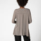 Sheer Knit High Low Top