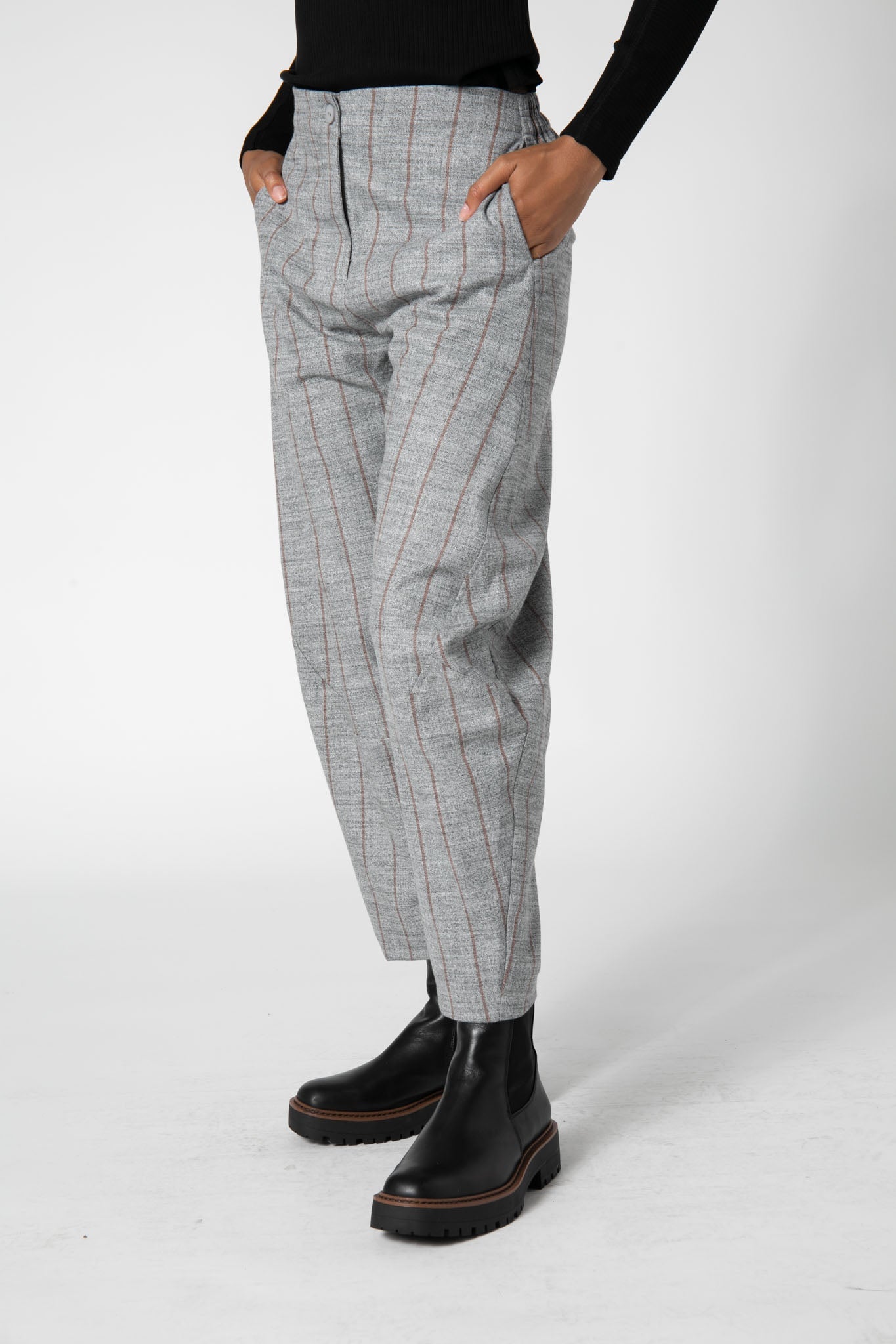 Stripe Wide-ish Pants
