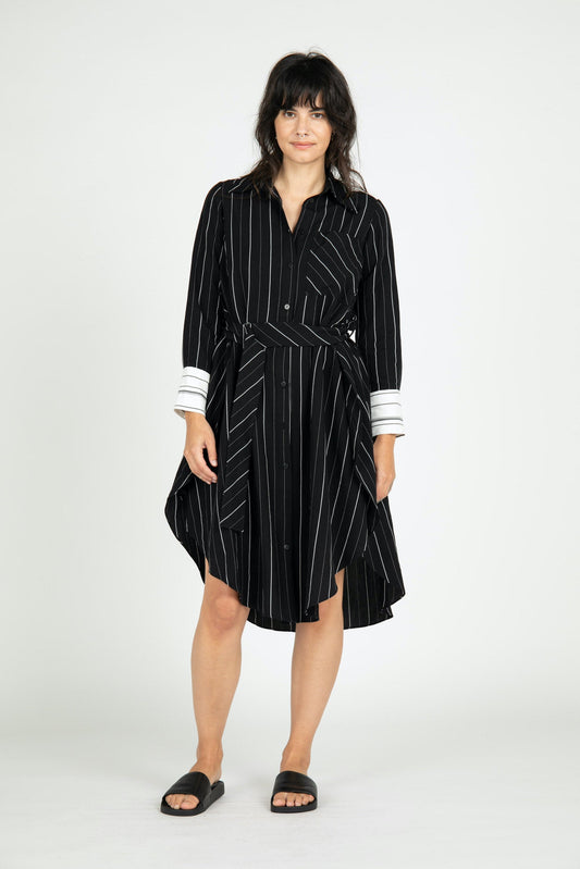 Saint Tropez Striped Shirt Dress