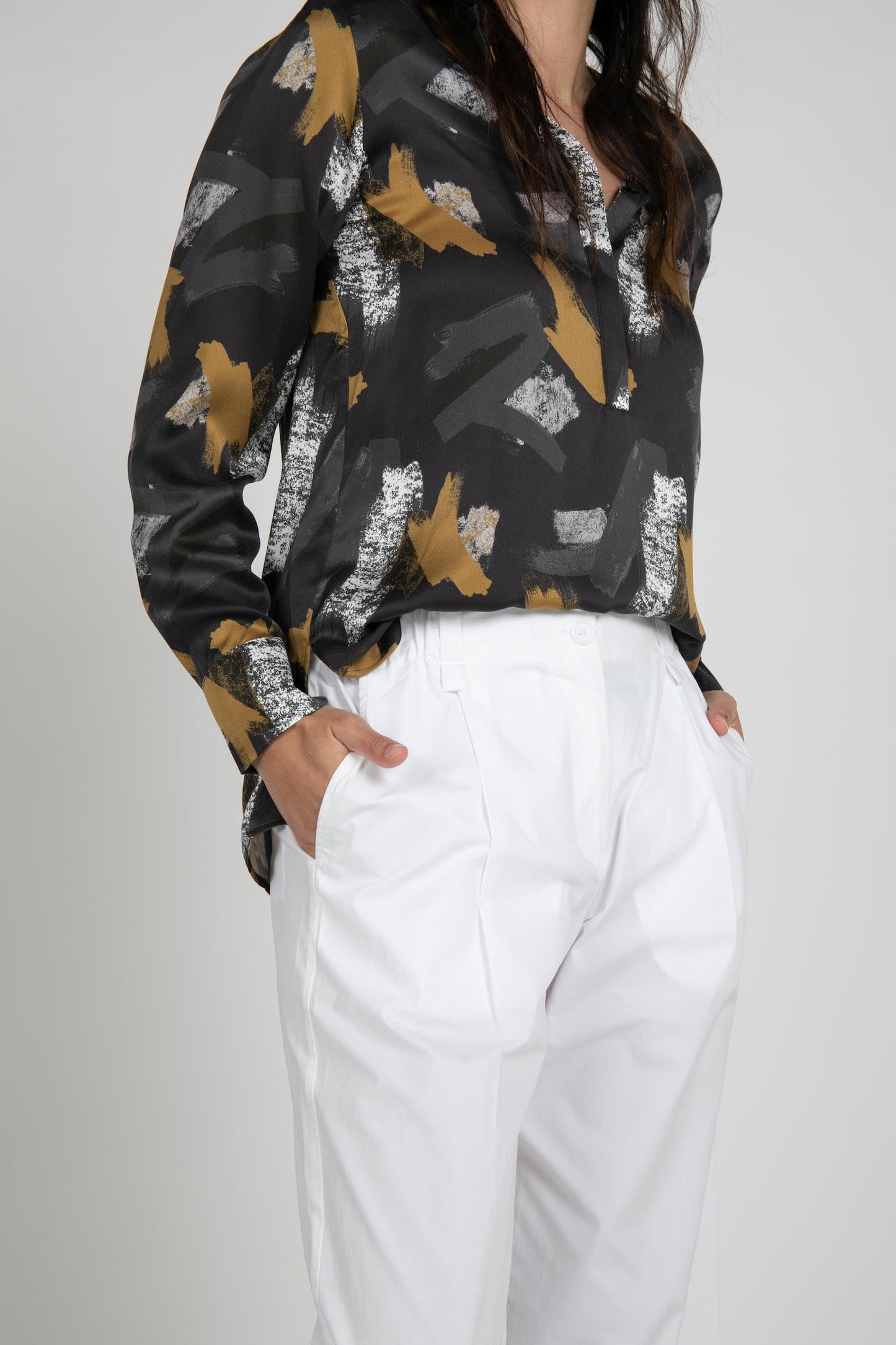 Tony Poplin Wide Leg Pants