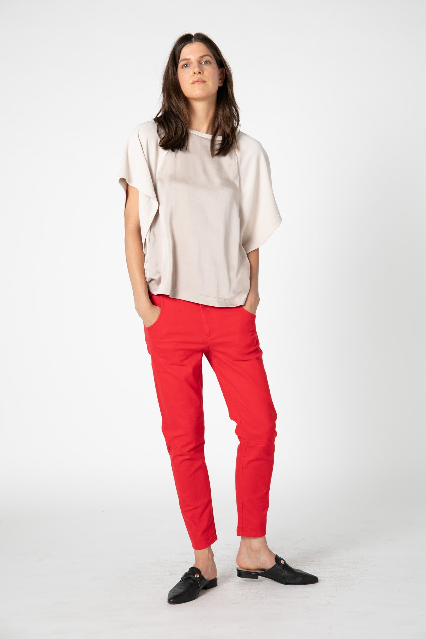 Oversized Dolman Combo Top