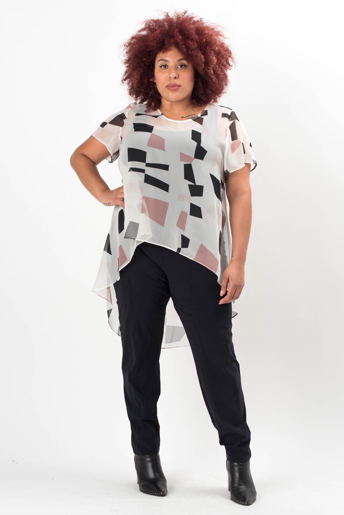 Eliza Silk Chiffon Blouse
