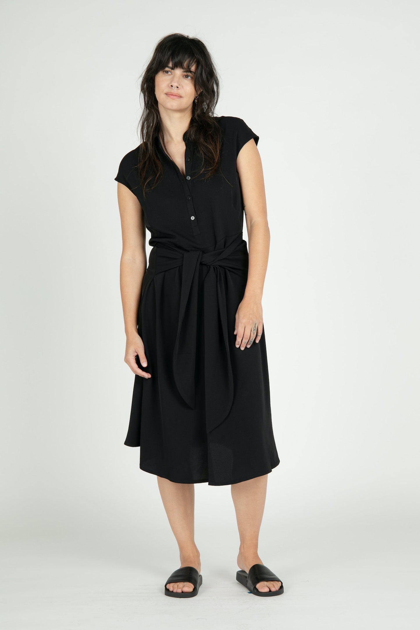 Aries Tie Waist Dress