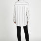 Marseille Striped Button Down tunic