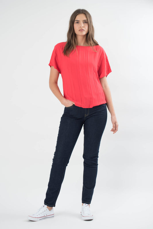 Jillian Pleated Top
