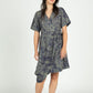 Snake Brett Wrap Dress
