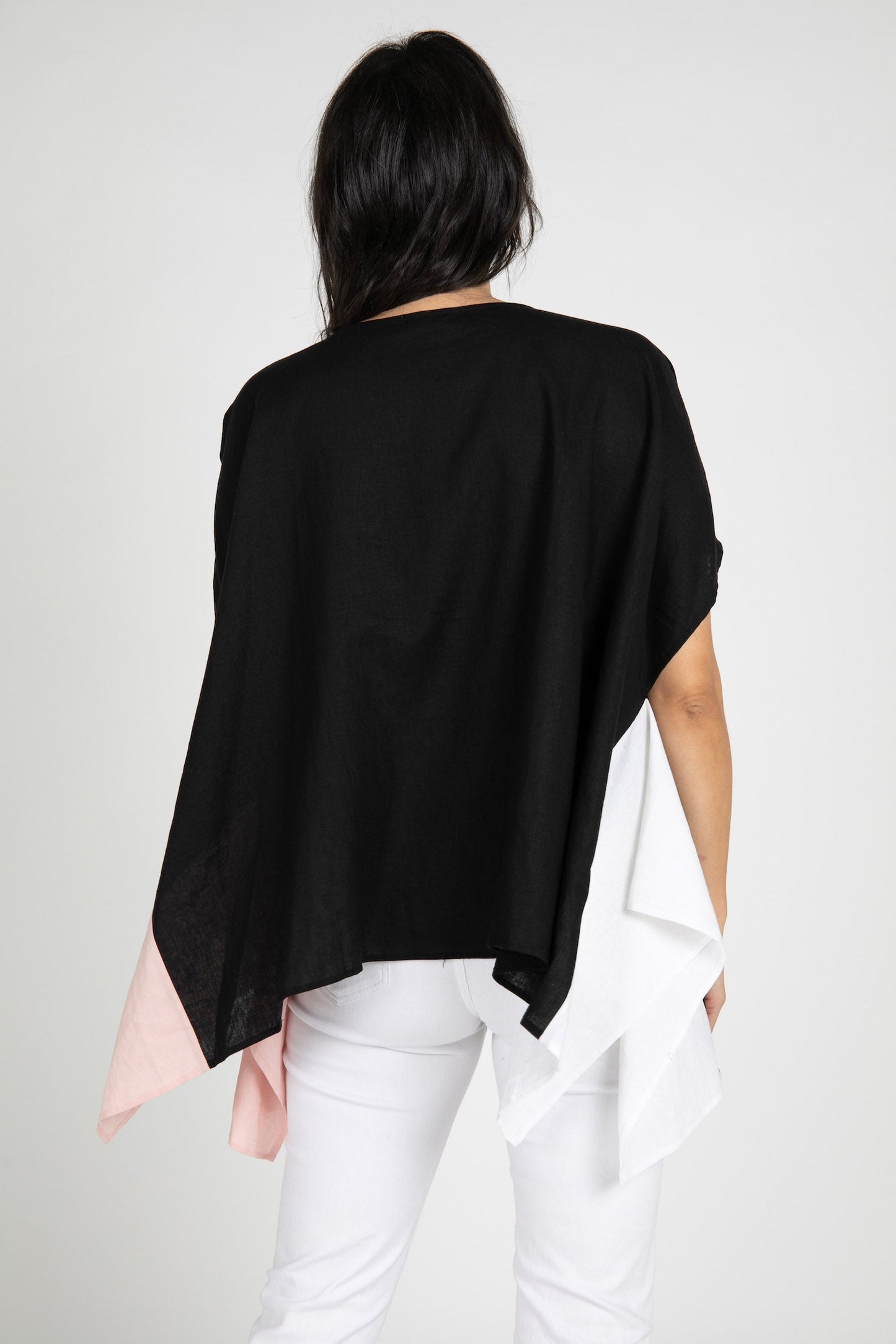 Levan Linen Combo Top