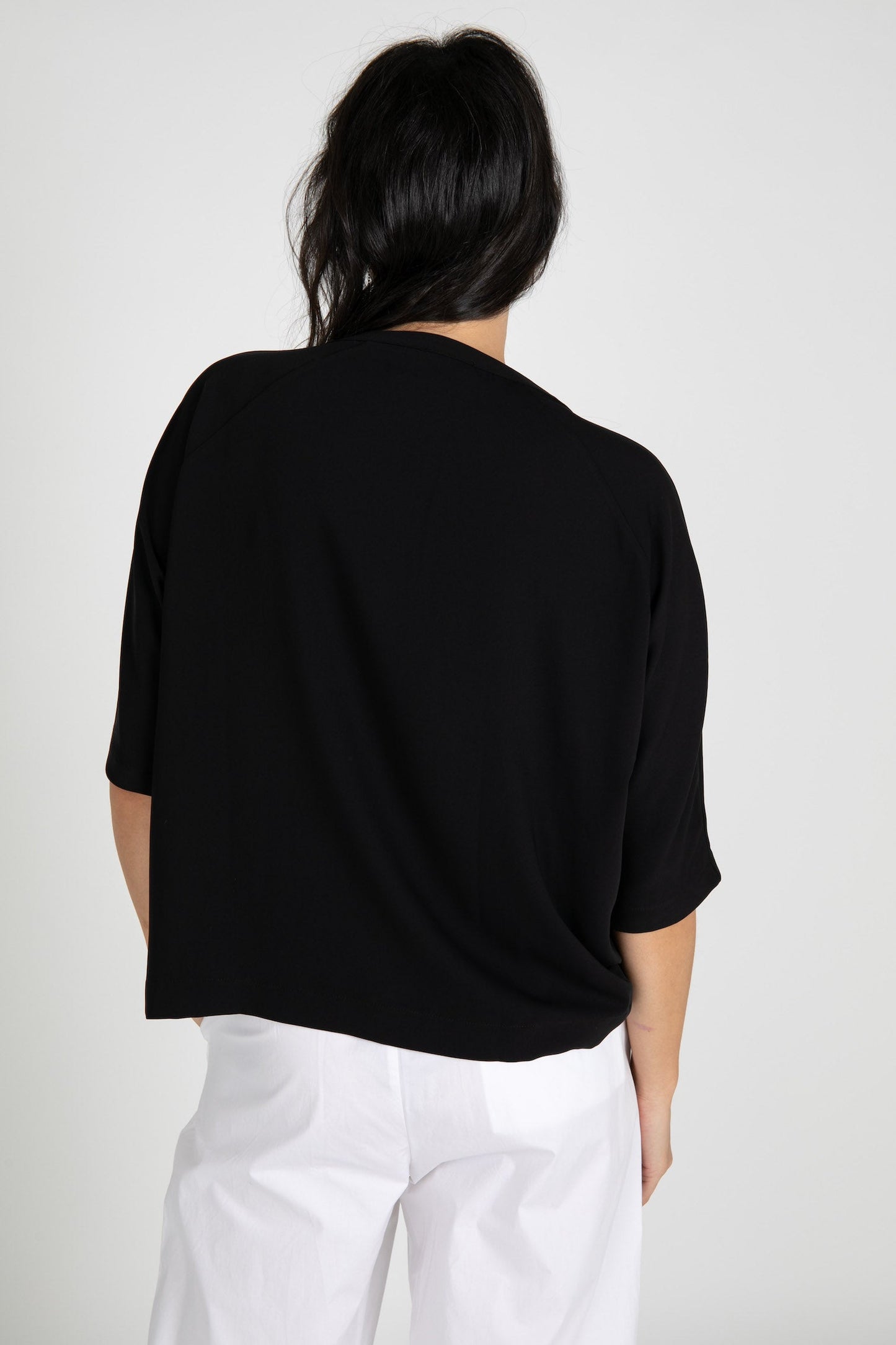 Black Alani 3/4 Sleeve Top