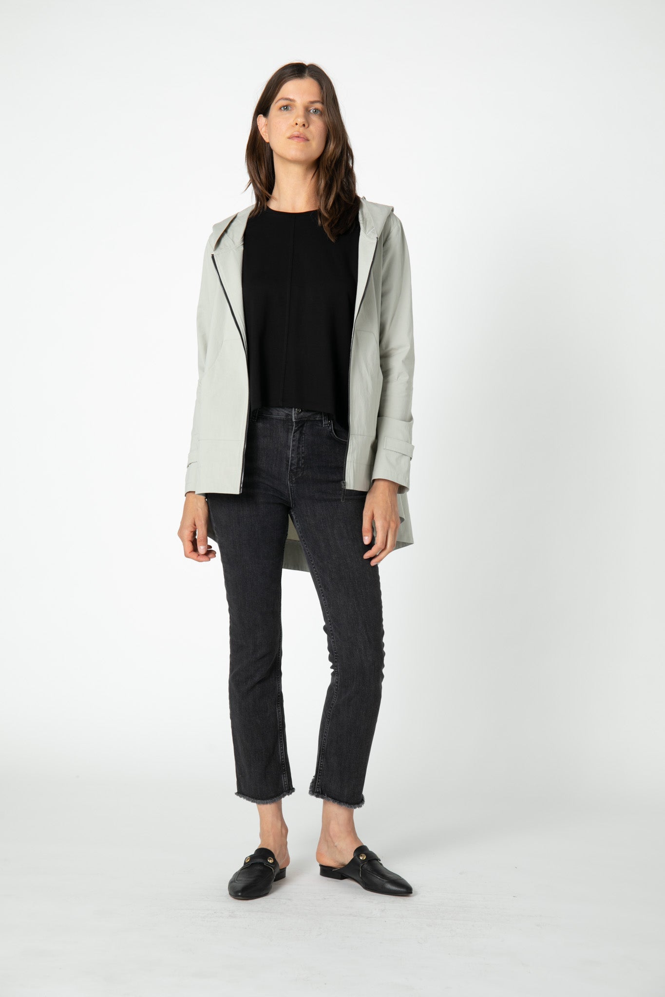 At Ease Poplin Swing Jacket