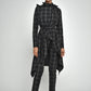 Plaid Walker Wrap Jacket