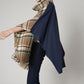 Touch of Neon Plaid Poncho