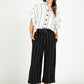 Monte Carlo Striped Wide Leg Pants