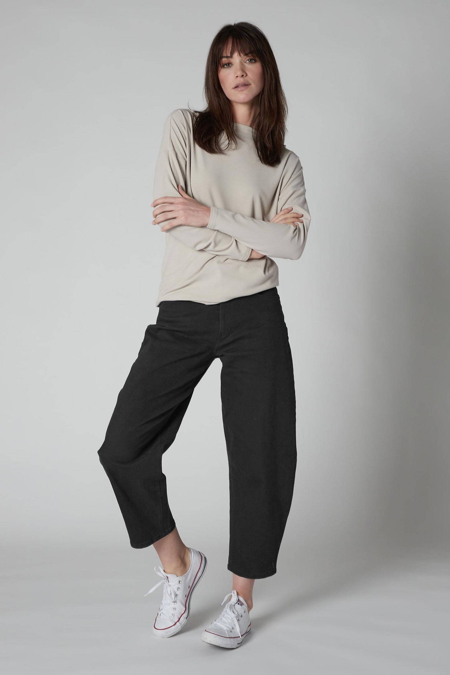 The Barrel Leg Denim Pants