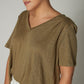 All in the Details Linen Half Sleeve Top