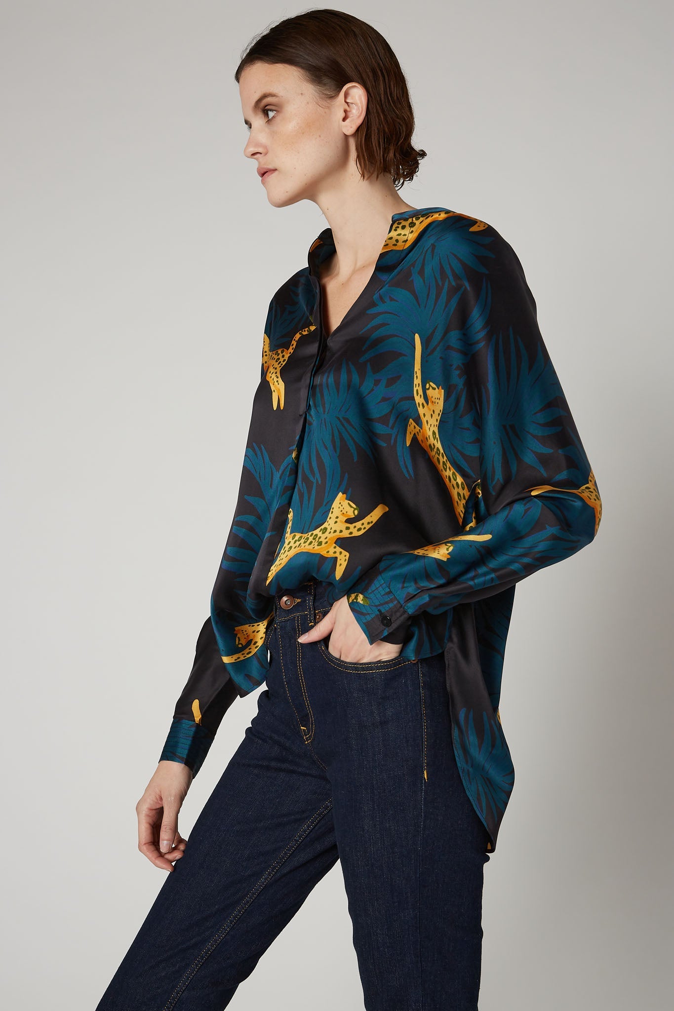 Jungle Silk Blouse