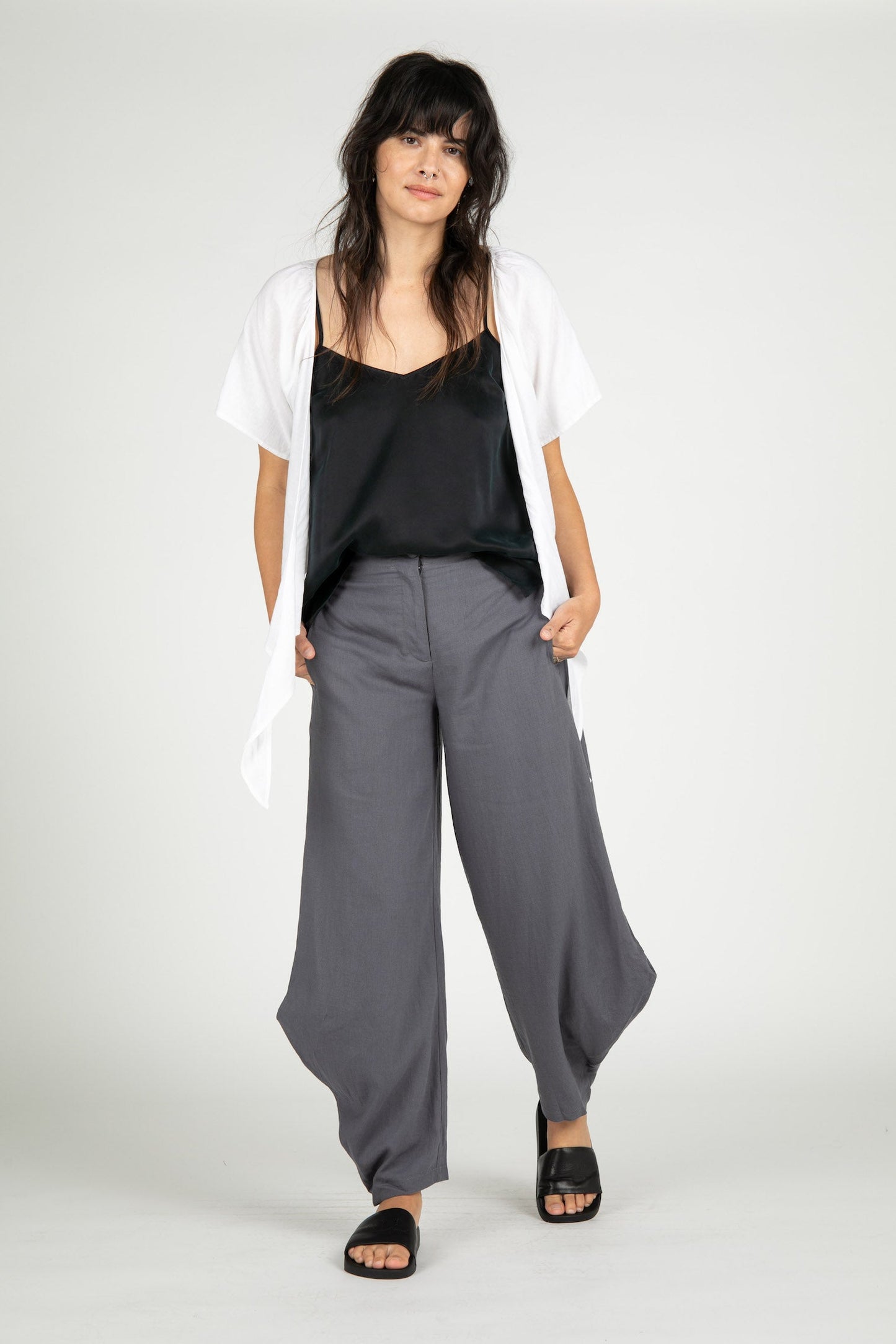 Abbot Linen Wide Leg Pants