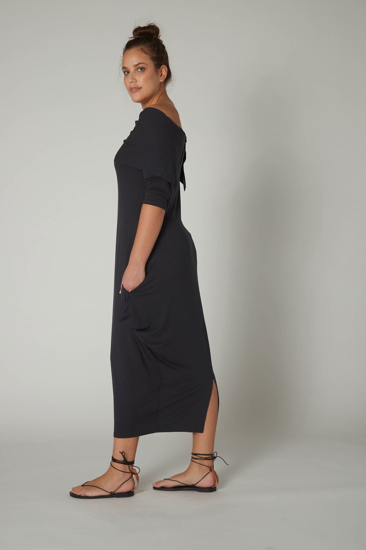 Iconic Off The Shoulder Bamboo Dress