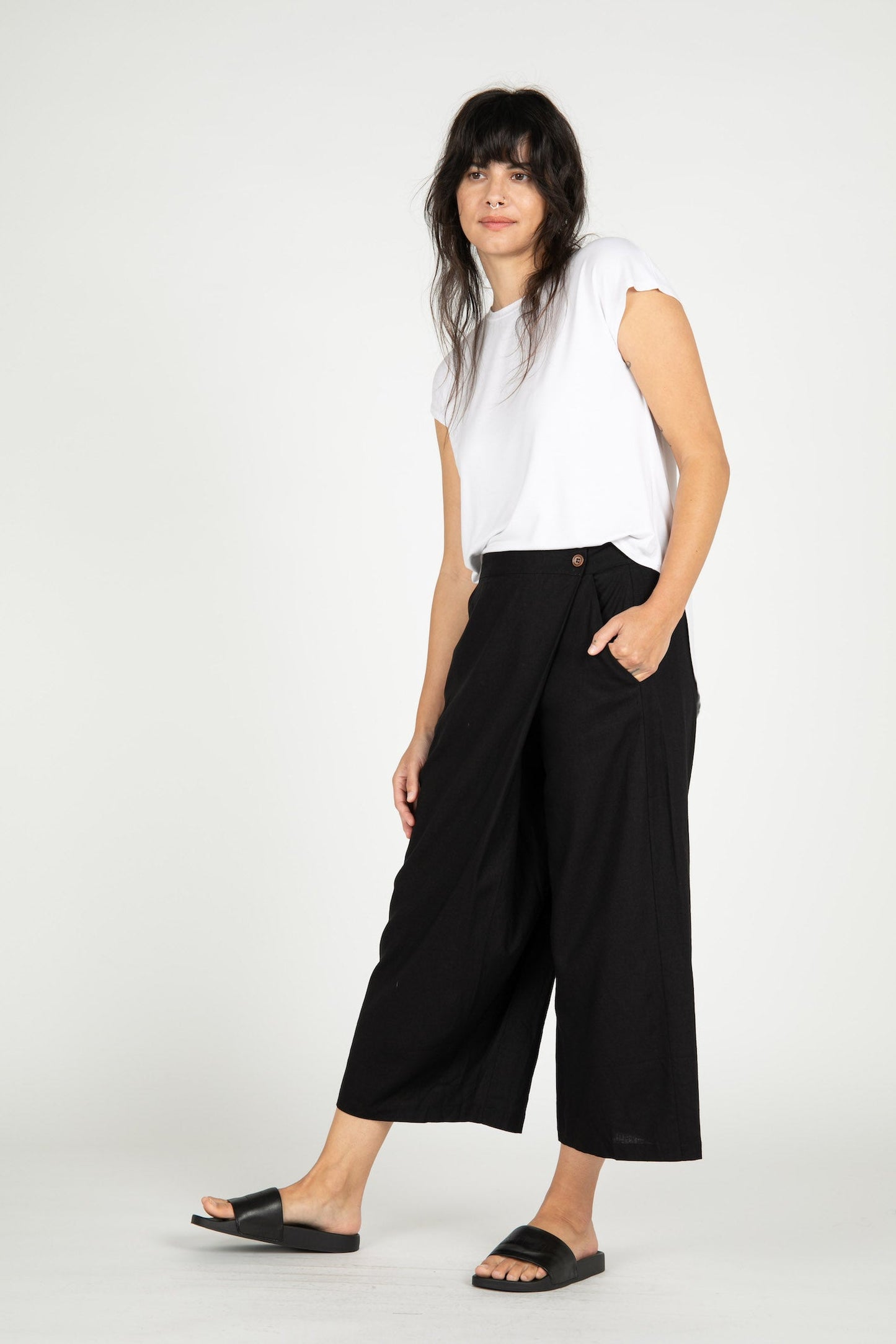 Jericho Linen Wide Leg Pants