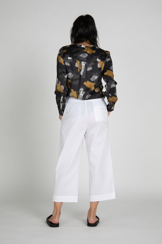 Tony Poplin Wide Leg Pants