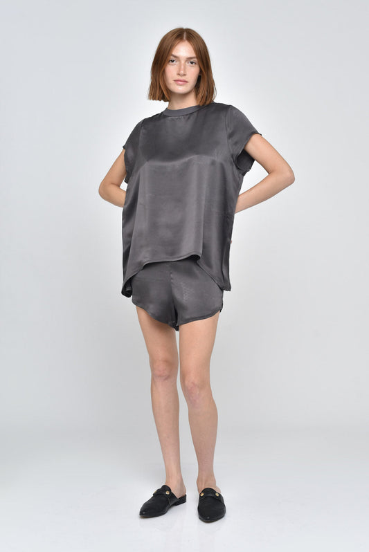 Briony Short Silk Lounge Set