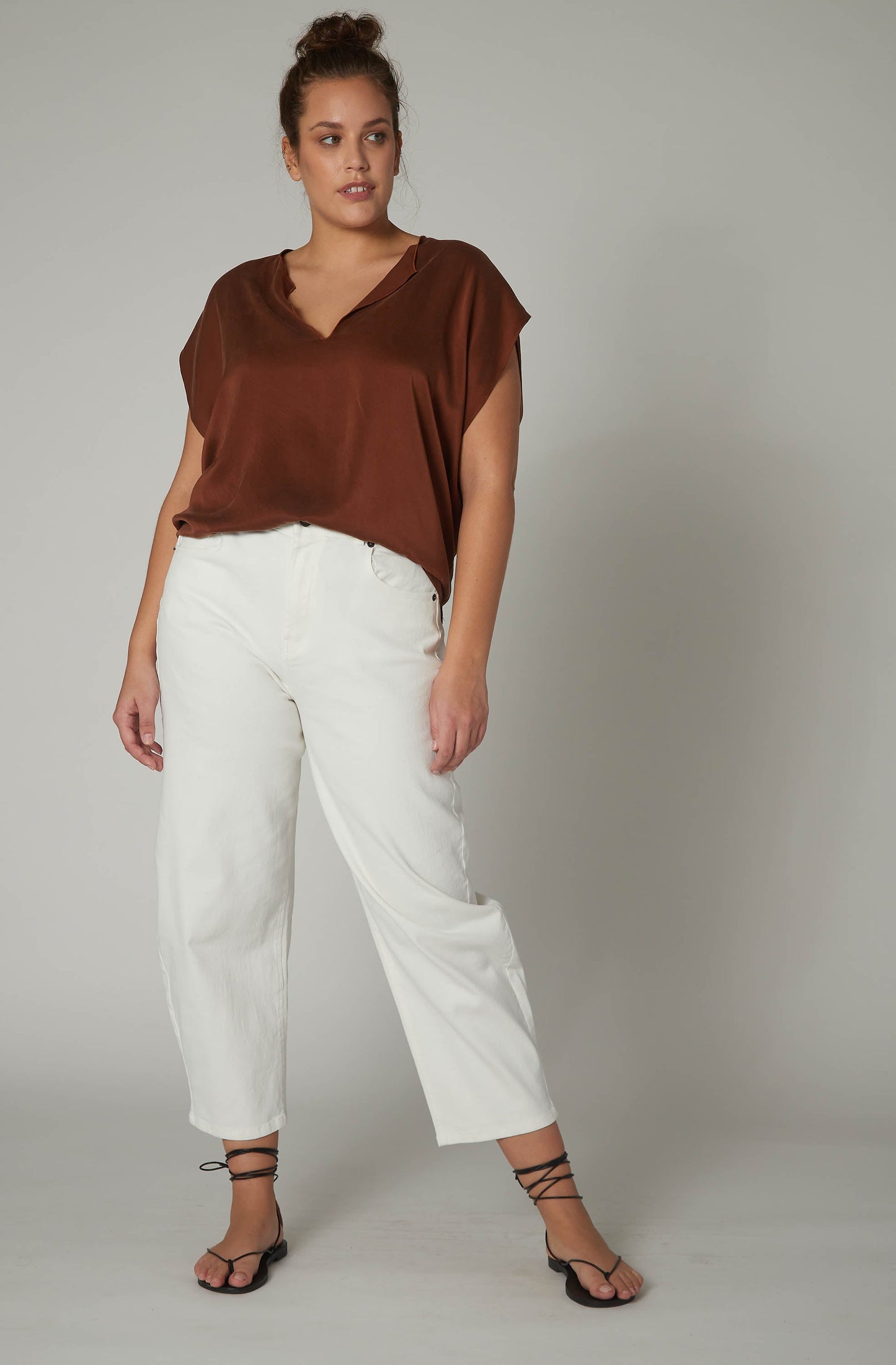 The Barrel Leg Denim Pants