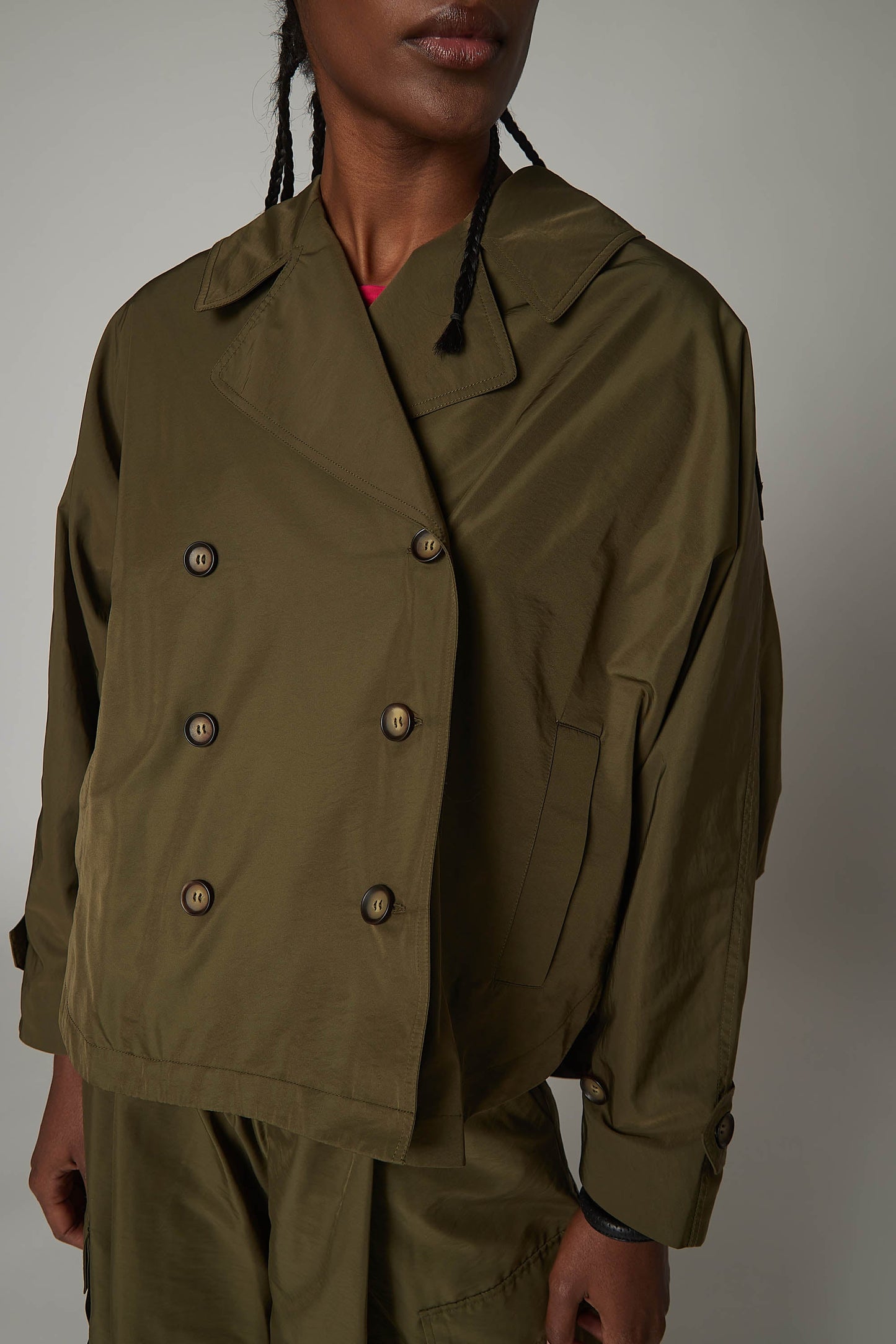 The Oversized Nylon Trench
