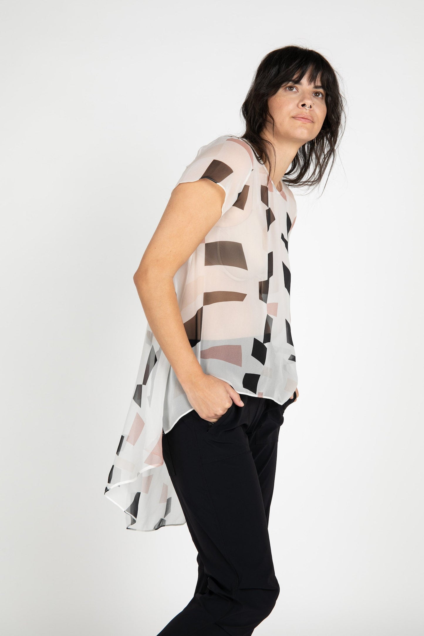Eliza Silk Chiffon Blouse