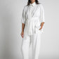 White Quartz Wide Leg Pants