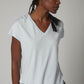Bamboo Tuck-In V-Neck Tee